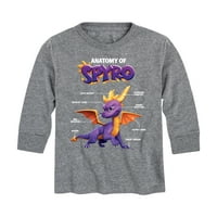 Spyro - Spyro anatomija - grafička majica dugih rukava i mladosti