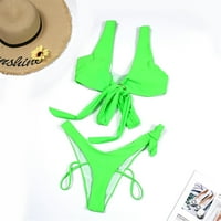 Kupaći kostimi za kupaći kostimi Zermoge Plus za žene, ljetni kupaći kostimi ženski dvodijelni bikini