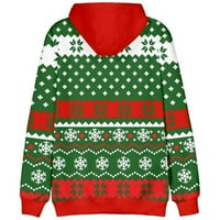 Unizirajte božićne dukseve sa duksevima ležerne tipke, pulover za djecu za dječake