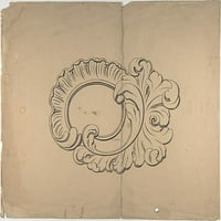 Cartouche poster Print by Robert William Hume
