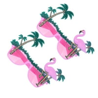 Flamingo dizajnere Smiješne kokosove stable naočale Havajska zabava prerušiti se ukrasne igračke na plaži Foto rekviziti naočale