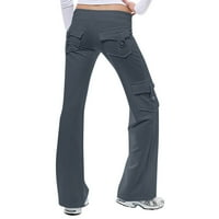 GRAT široke teretne pantalone za žene visoke strukske pantalone Sport Workout Jogger Dukserice Posteljine