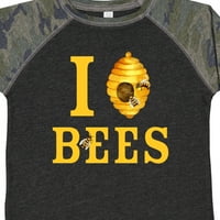 Inktastic I Love Bees poklon malih dječaka ili majica za djecu od toddlera