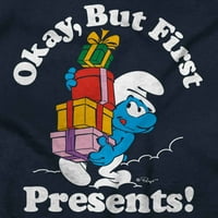 Smurfs Crtani Božićni pokloni zamišljeni dječak Djevojka majica za djecu od dječaka Brisco Brends 18m