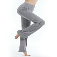 Prednji močji ženski Yoga hlače Dukseri ravne noge Joggers Crckstring Workwout Lounge Pajamas Hlače