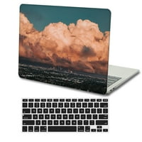 Kaishek Hard Shell Compatibilan - objavljen MacBook Pro S s mrežnom ekranom + crni poklopac tastature