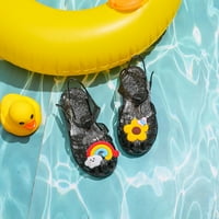 Ljetne cipele za čišćenje dječjih cipela za djecu za djecu djevojke slatke voće Jelly boje izdubite neklizajuću meku jedinu plažu rimske sandale