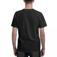 Novost 3D grafički Budući muški majica kratkih rukava 150g crna