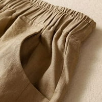 Vremenske gaćice za žene Ležerne prilike ljetne elastične kratke hlače sa džepovima širokog nogu znojnica, xxl