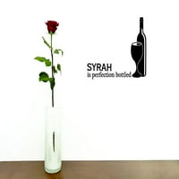 Prilagođeni naljepnici Syrah je savršenstvo flaširano