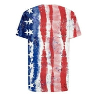 Thirts majice za muškarce, SAD Nestrpljiva zastava Muška majica Patriotsko američka kratka rukava kratkih