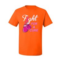 Za podršku svijesti o muškoj grafičkoj majici, narandžasto, 4xl