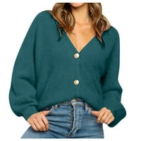 Adviicd Slatki džemperi Žene Turtleneck dugih rukava Kletiranje rastezljivog elastičnosti Tanak džemper