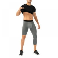 Baywell muške kompresijske hlače za trčanje za trčanje vježbanje Atletic cool suhi joga odjeća za teretanu