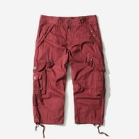 Jsaierl Teretne kratke hlače za muškarce opuštene fit multi džepove kratke hlače na otvorenom taktičke