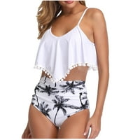 Slatki bikini setovi za ženska odjeća za odmor na plaži Push Up Bikini podstavljeni kupaći kostimi za plažu odjeća White XL