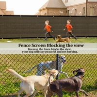 Artpuch Zaslon za ogradu od privatnosti FT Brown Prilagođeni vanjskim mrežastim pločama za dvorište,