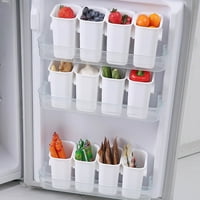 Organizator hladnjaka Snap-Fit Design Classification Plastika Pogodna frižider Skladište bočnih vrata Bo