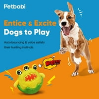 Petbobi Interaktivne igračke za pse lopta samo seling koljne kuglice plišane psečke igračke za male