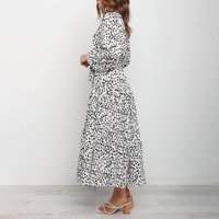 Gotyoo Fashion Haljine Ženski elegantni elastični pojas s dugim rukavima s dugim rukavima na pletenu