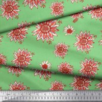 Soimoi Rayon tkanina od suncokreta cvjetni ispis tkanina od dvorišta široko