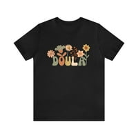 Retro Wildflower Doula majica poklon za Doula Postpartum Doula Poklon