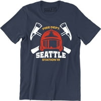 Majica za vatrogasna stanica Seattle Vatrogasna stanica