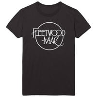 Fleetwood Mac Classic Logo Crna majica - službeno
