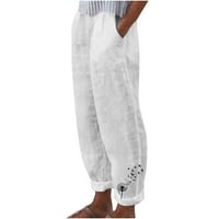Voncos casual pantalone za žene na prodaju - labavi fit s džepovima cvjetne tiskane lagane trbuške hlače