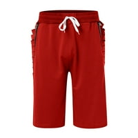 Xinqinghao muške pantalone za vruće vremenske mens ljetni modni ležerni džepni džep sa hlače hlače hlače