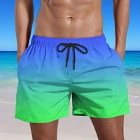 Corashan Hlače na plaži Muški ljetni pukotine za plivanje Brze suhe kratke hlače s džepovima Plus gradijentskim