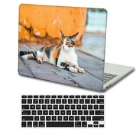 Kaishek Hard Shell futrola Kompatibilan je samo MacBook Pro 13 + crni poklopac tipkovnice na M1 i A2289
