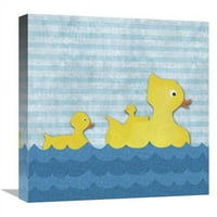 u. patke - Majka patka sa dva patka Art Print - Bg.Studio