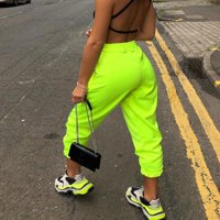 Ženske pahuljice visoki struk sport trčanje teretane STRETTERS sportske hlače Ležerne prilike za dugačke