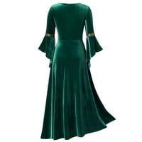 Samickarr Victorian Dressrenaissance Kostimi za žene Srednjovjekovna haljina čipke up bajke retro dugi