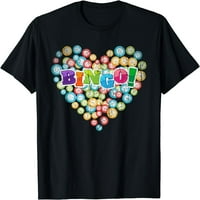 Heart Bingo igrač Kockarska lutrija Bingo Caller Poklon Bingo majica
