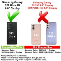 ViBecover tanak futrola kompatibilna za Samsung Galaxy S Ultra 5g, ukupne straže Fle TPU Cover, hahaha