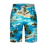 Homodles Muški plivanje kratke hlače - tiskane Trendne kratke hlače svijetlo plava veličina xxl