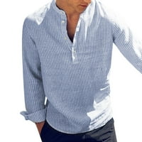 Muška košulja Proljeće Jesen Striped Slim Fit stalak košulja košulje muške odjeće plus muški dugi rukavi