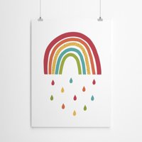 AmericanFlat Rainbow Lisa Nohren Art Art Print