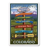 Nederland, Kolorado, Odredišta Znak, Press fenjer, Premium igraće karte, karta s jokerima, Sjedinjene
