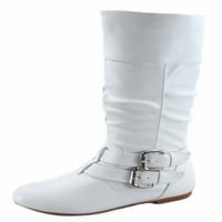 Sonny - Ženske fualske zip kopče Slouch ravne cipele s petom na sredini tela