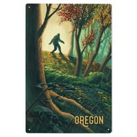 Oregon, Wanderer, Bigfoot u šumskom zidnom zidu breze
