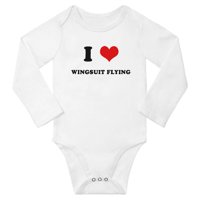 Heart Wingsuit Leteći ljubavni sportovi obožavatelji beba dugih remenica