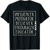 Vjernika Motivator INOVATOR Edukator Retro nastavnički pokloni majica