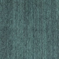 Ahgly Company Indoreni pravokutnik apstraktno tirkizno plava modernih prostirki, 2 '3'