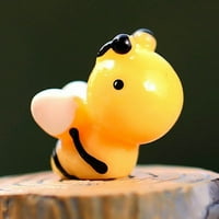 Talus slatka minijaturna pčela Micro Pejzaža ukrasi Dekor za DIY Fairy Garden Jedna veličina