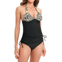 LHKED ženski tankini tankini kupaći kostim kupaći kostimi Push-up Monokini bikini Stretch Struk kupaći kostim za žene