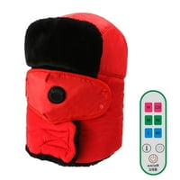 Zimska vanjska USB električna toplota Vjetrootporna zagrijavanje plišano zgušnjavanje šešira za grijanje Temperatura Kontrola temperature Zaštita od uha hladno pamučna šešir na otvorenom minut vremena