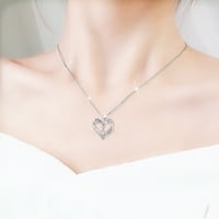 Lanac moda klavikula Ljubavna pisma Ogrlica od ogrlice od srca Žene